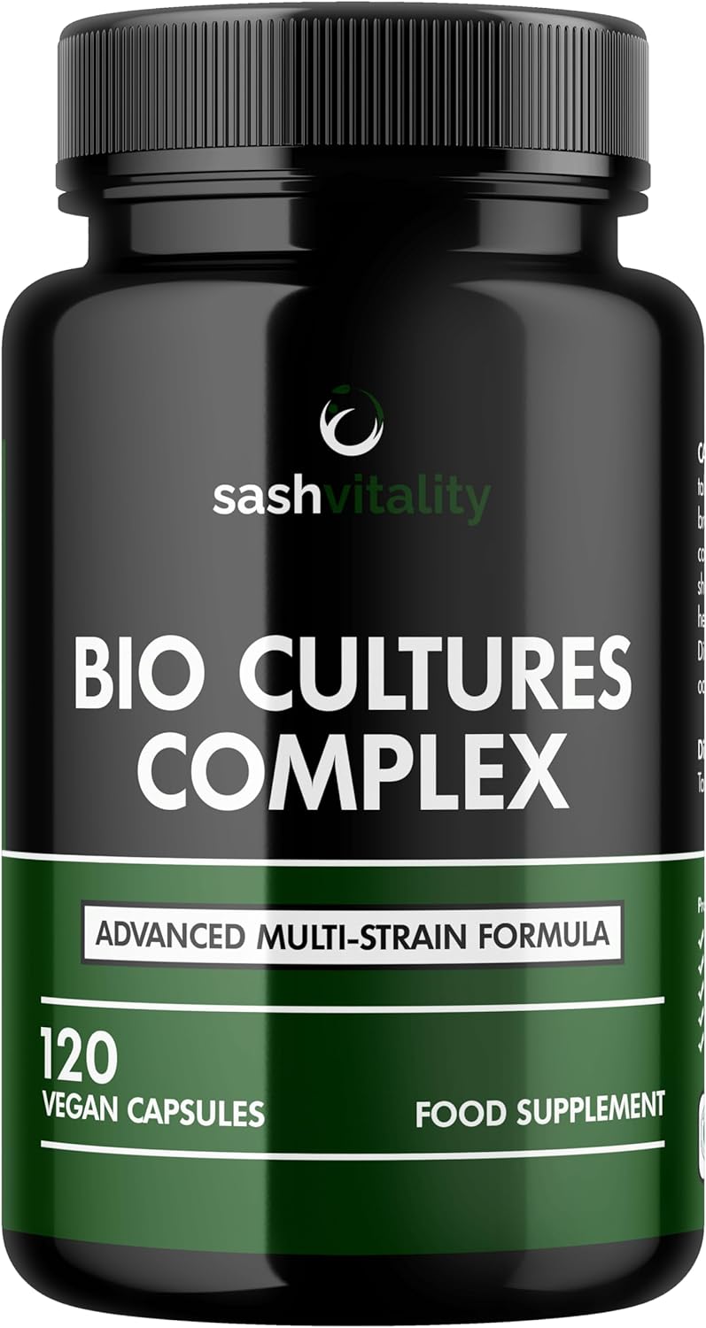 Bio Cultures Complex Probiotics & Prebiotics - 435 Billion CFU - 4 Months Supply - for Women & Men - Lactobacillus Acidophilus, Bifidobacterium, Rhamnosus - Advanced Multi-Strain