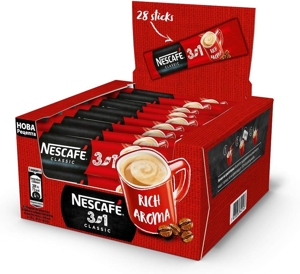 NESCAFE 3in1 ORIGINAL 112 SACHETS (16.5 g/sachet) EU MADE LONG DATE FRESH STOCK