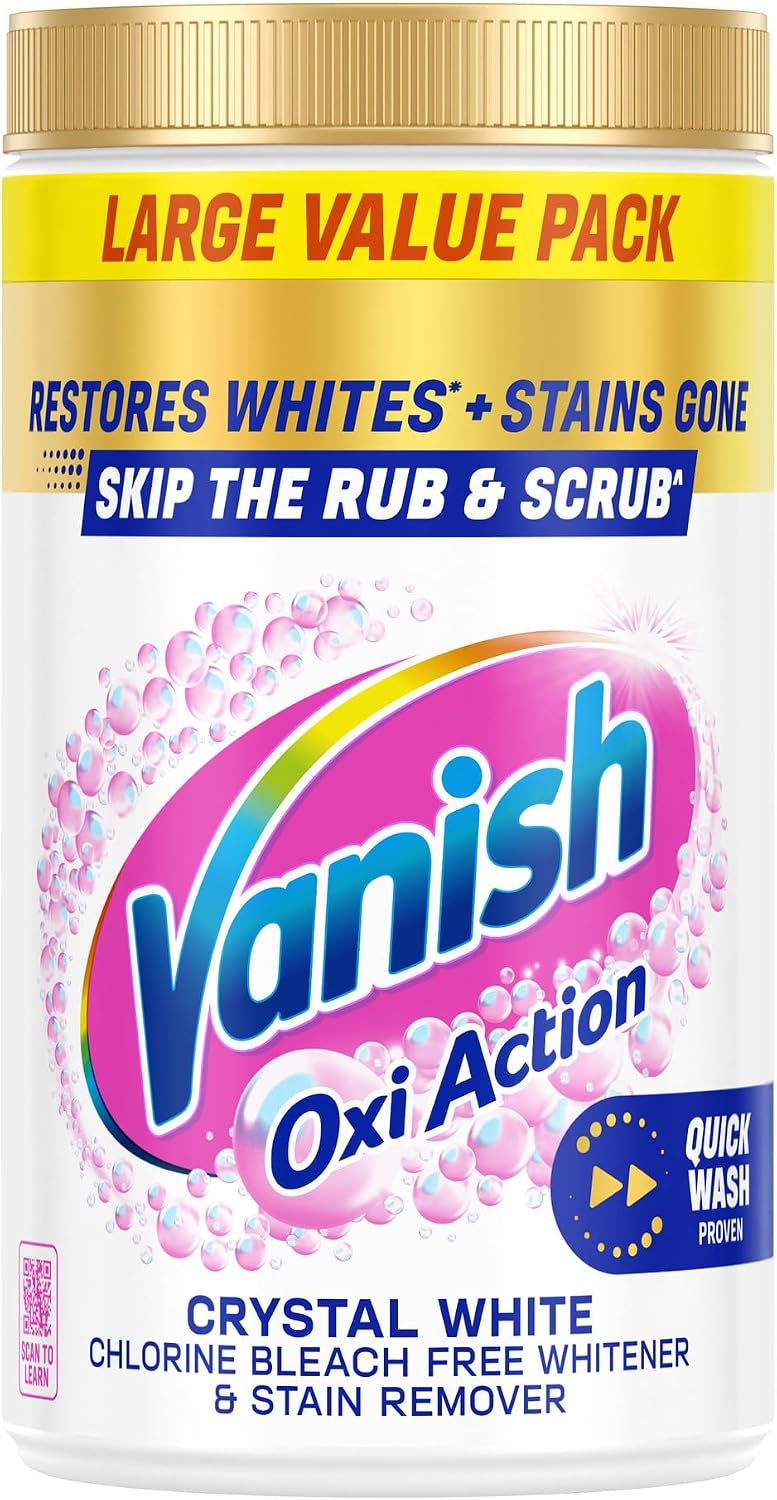 Vanish Gold Crystal White Stain Remover Powder, 1.41kg