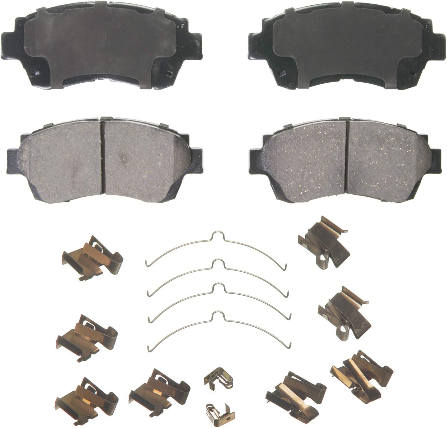 Wagner QS ZD476 Disc Brake Pad Set, Reduced Vibration, Fits 1992–2001 Toyota Camry, 1998–2003 Toyota Sienna