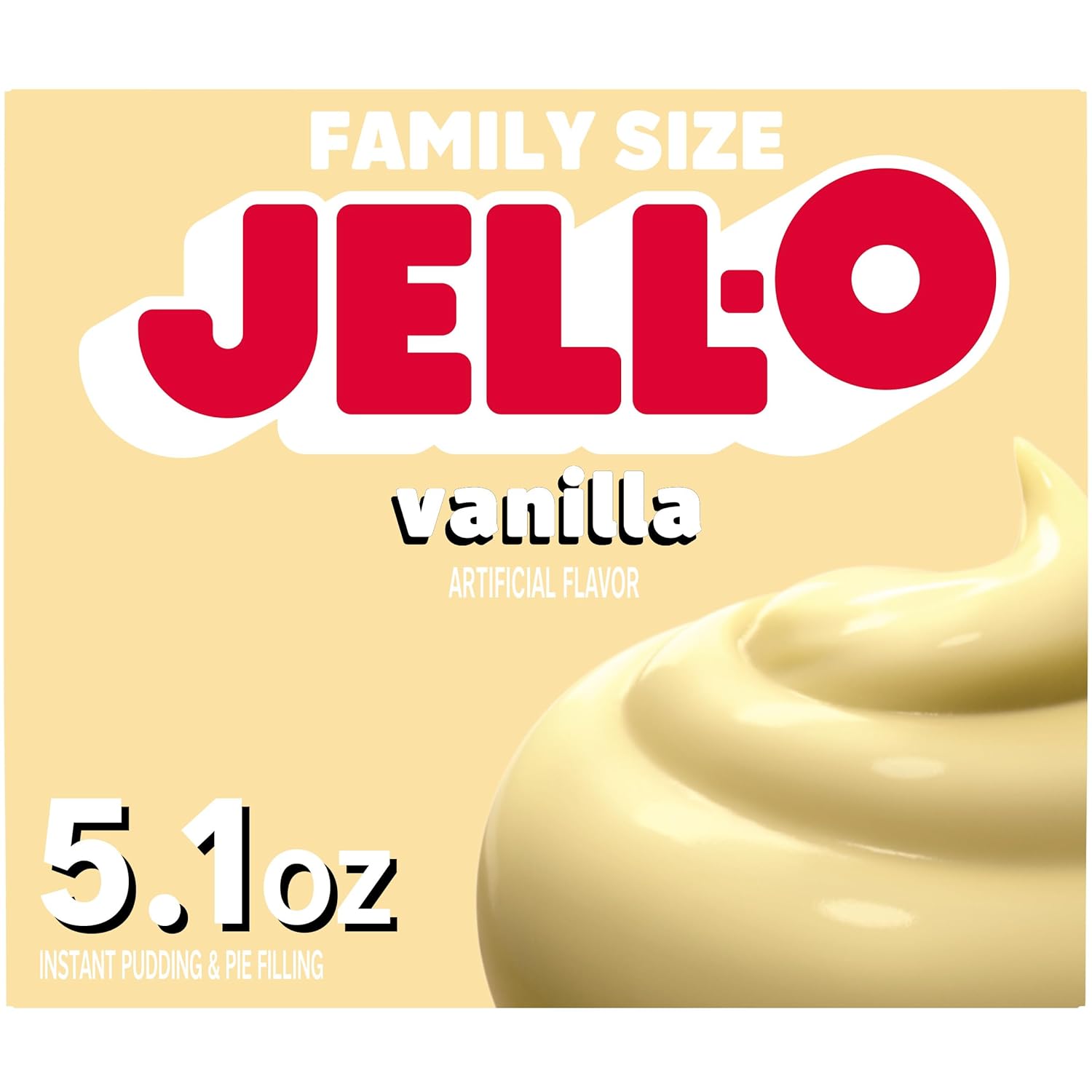 Jell-O Vanilla Instant Pudding & Pie Filling Mix (24 Ct Pack, 5.1 Oz Boxes)
