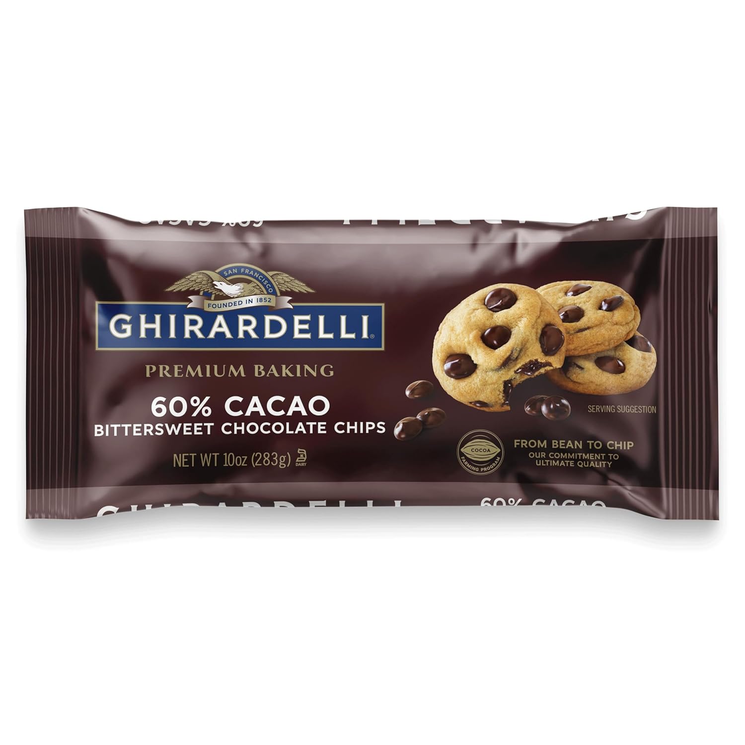 Ghirardelli, 60% Bittersweet Chocolate Chips, 10 oz