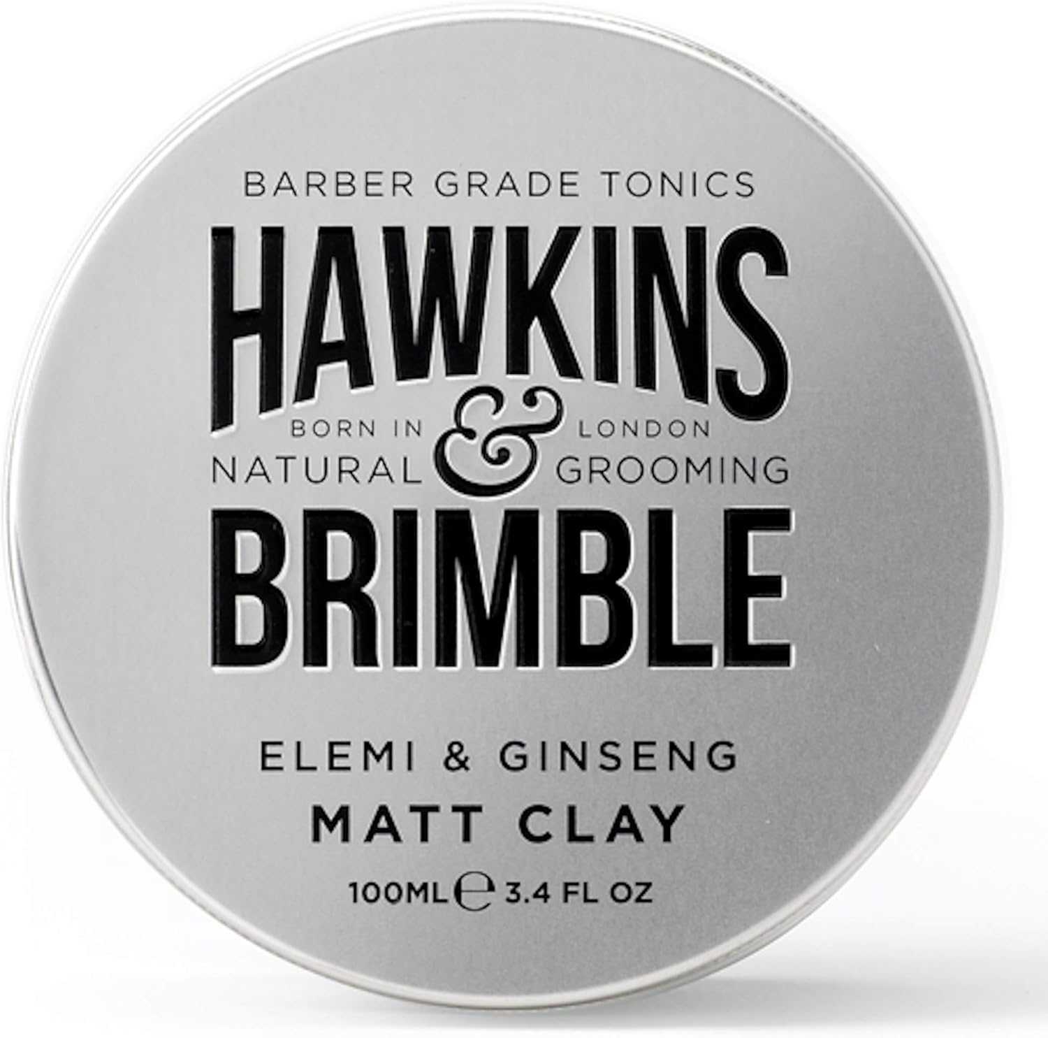 Hawkins & Brimble Matt Clay 100ml/3.4 fl oz - Non Greasy Matte Hair Styling For Men Softens Repairs Allows for Restyling | Our Acclaimed Subtle Signature Scent