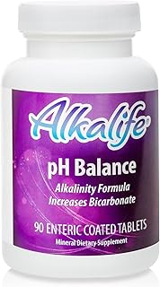 Alkalife pH Balance Tablets | The First Patented Tablets That Neutralize Acid & Balance pH for Immune Support, Peak Performance, Detox, Overall Wellness – 90 Tablets