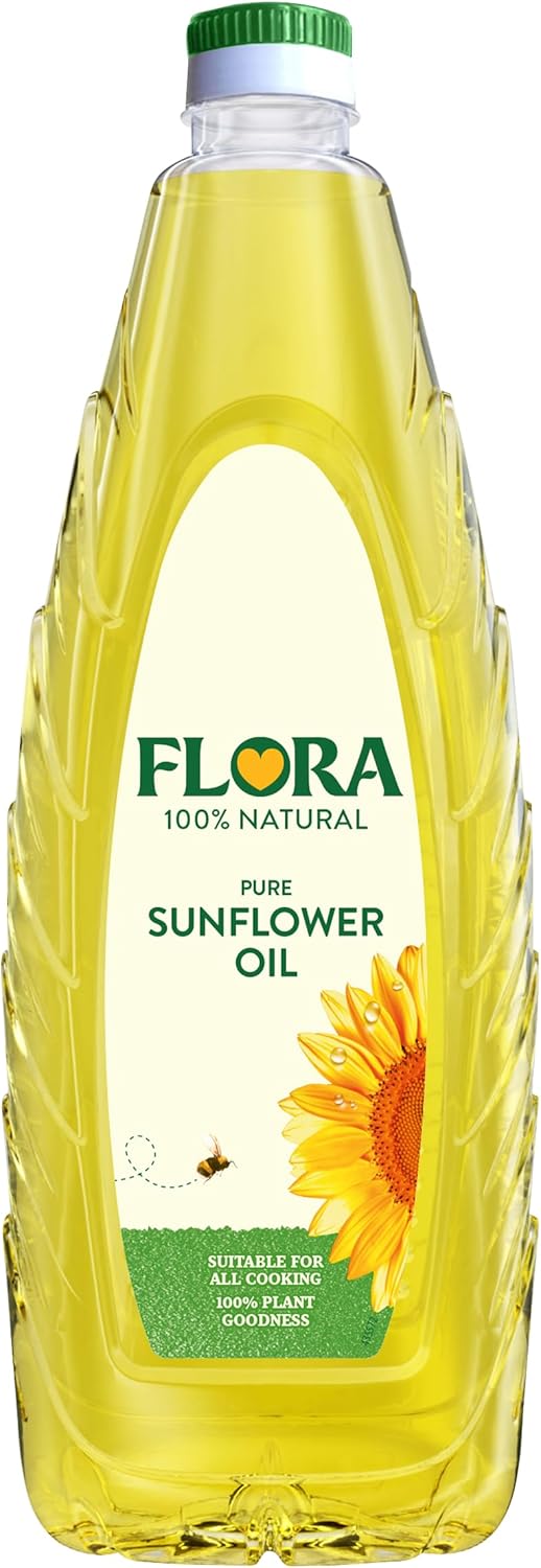 Flora Pure Sunflower Oil, 1 Litre (Pack of 1)
