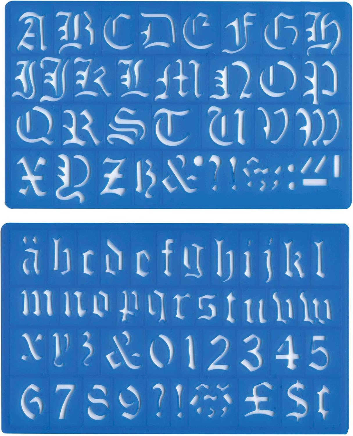 30 mm Old English Stencil Set