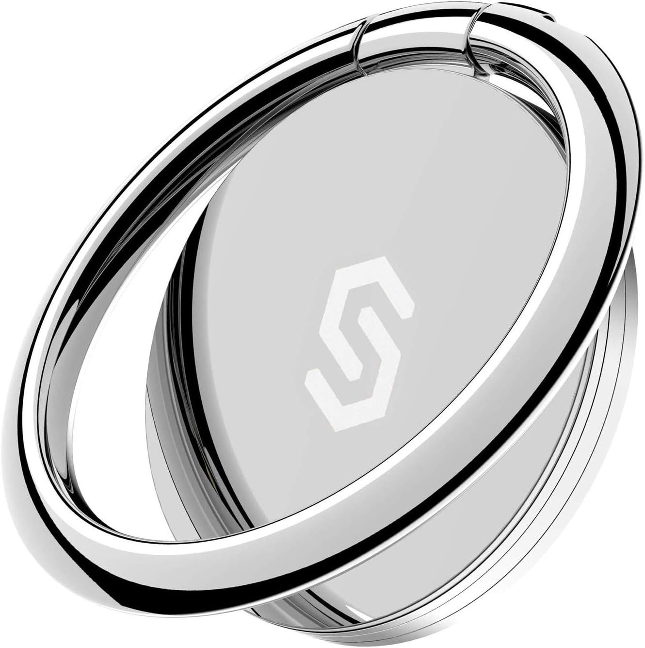 Syncwire Metal Phone Ring 360 Degree Rotation Compatible with iPhone 11/11 Pro/11 Pro Max/XS Max/XR/X/8/7/6s, Samsung Galaxy S10/S9/S8, LG, Sony and Other Smartphones - Silver
