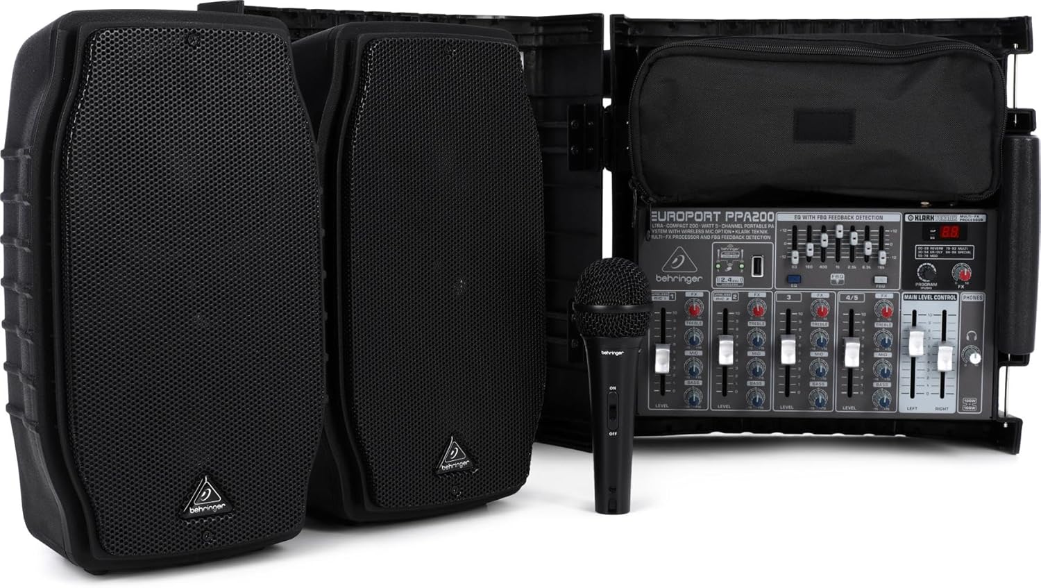Behringer Europort PPA200 5-Channel Portable PA System