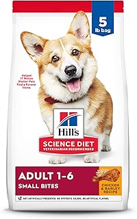 Hill's Science Diet - Small Bites, Chicken & Barley Recipe Dry Dog Food, 5 LB Bag
