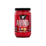 BSN Amino X Muscle Recovery & Endurance Powder with BCAAs, Intra Workout Support, 10 Grams of Amino Acids, Keto Friendly, Caffeine Free, Flavor: Fruit Punch, 30 servings (Packaging May Vary)