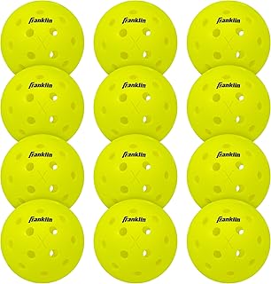Franklin Sports X-40 Outdoor Pickleballs - Official Ball of USA Pickleball, APP Tour + Pickleball US Open - 3 Packs, 12 Packs, 36 Pickleball Buckets, 50, 100 + 400 Bulk Packs of Regulation Pickleballs