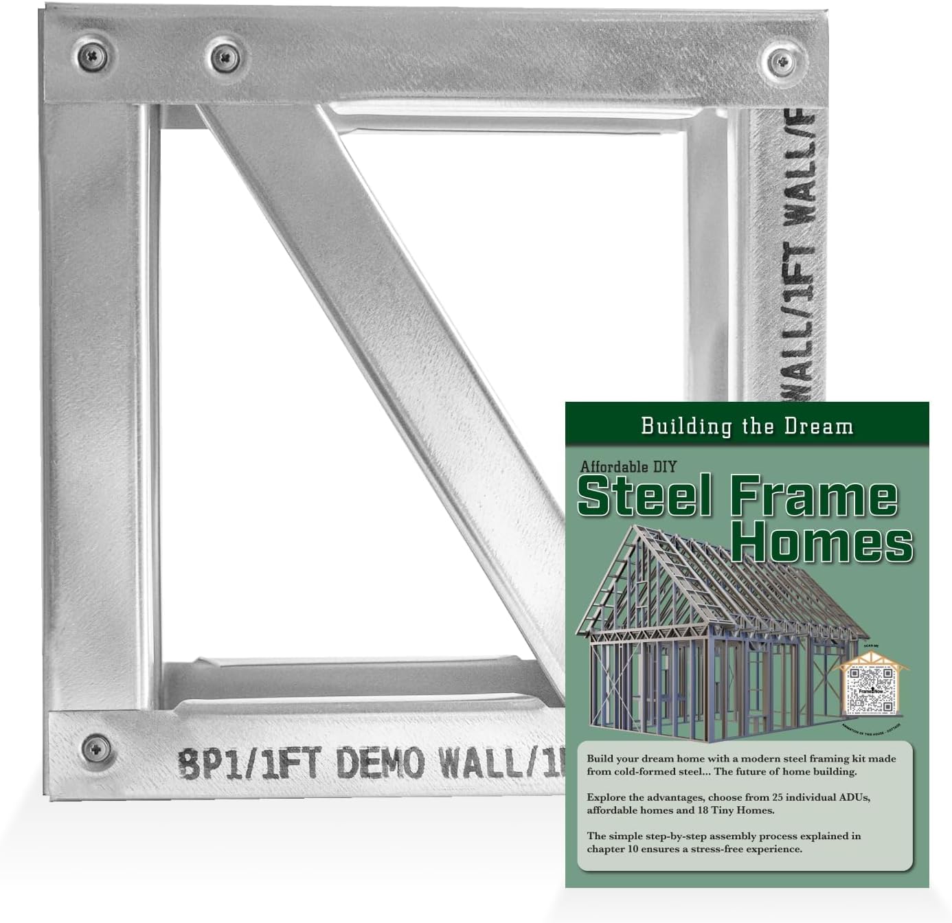 FrameUpNow Metal Assembly Sample – Examine The Framing Precision Provided by FrameUpNow - Home Metal for Framing – Cold-Formed Steel for DIY Creative Home Construction – Home Improvement