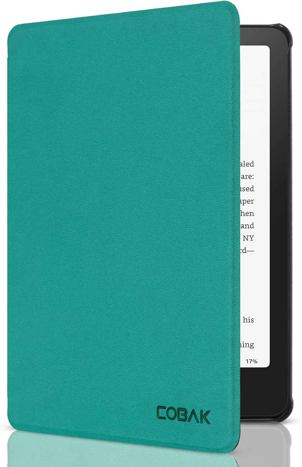 CoBak Case for Kindle Paperwhite 12th Gen 2024 (7") & Kindle Colorsoft Signature Edition - All New PU Leather Cover with Auto Sleep Wake Feature for Kindle Paperwhite Signature 2024 Released, Jade