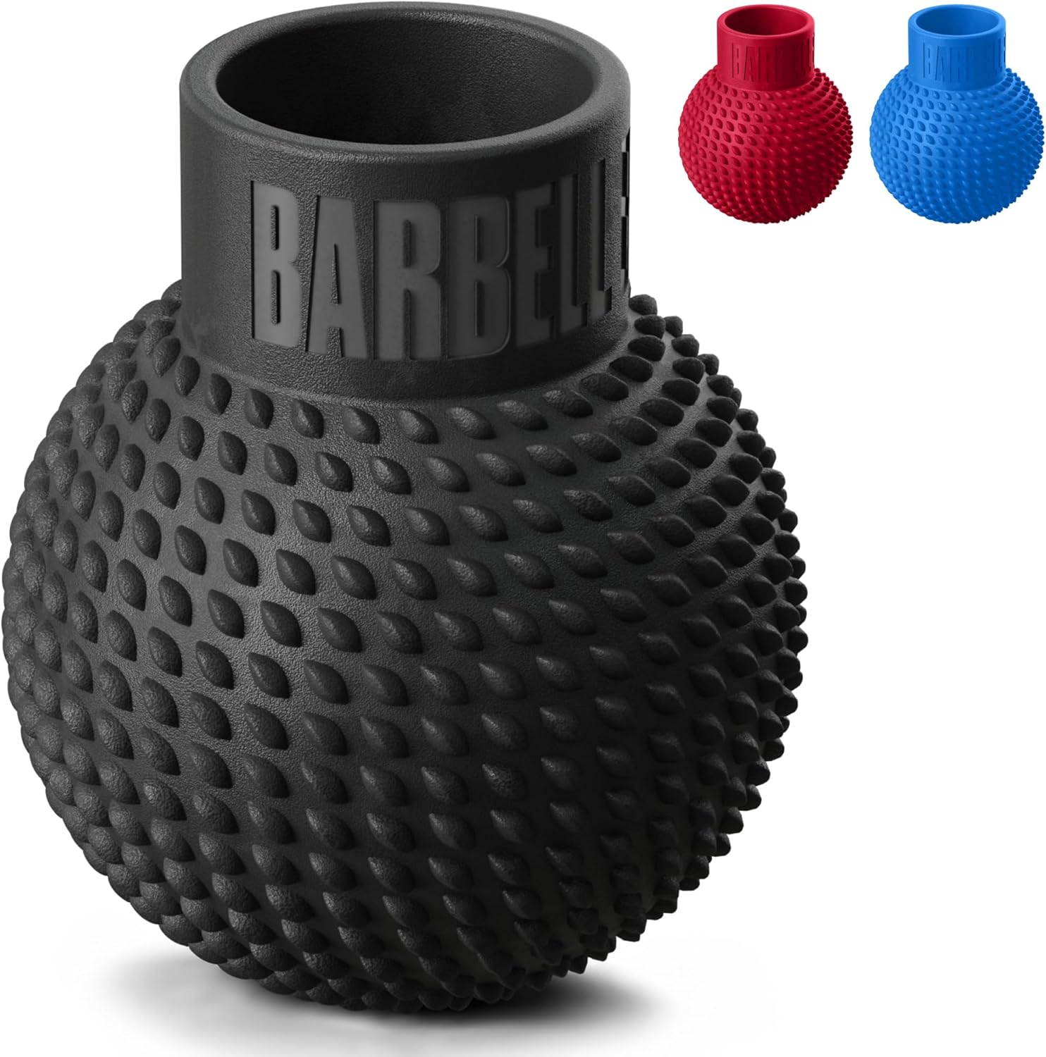 Landmine Attachment for Barbell – Natural Rubber T-Bar Row & Press Landmine Base – Fits 2” Olympic Bars, 360° Rotation for Strength, Squats & Deadlifts