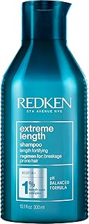 Redken Extreme Length Shampoo | Infused With Biotin | For Hair Growth | Prevents Breakage & Strengthens Hair