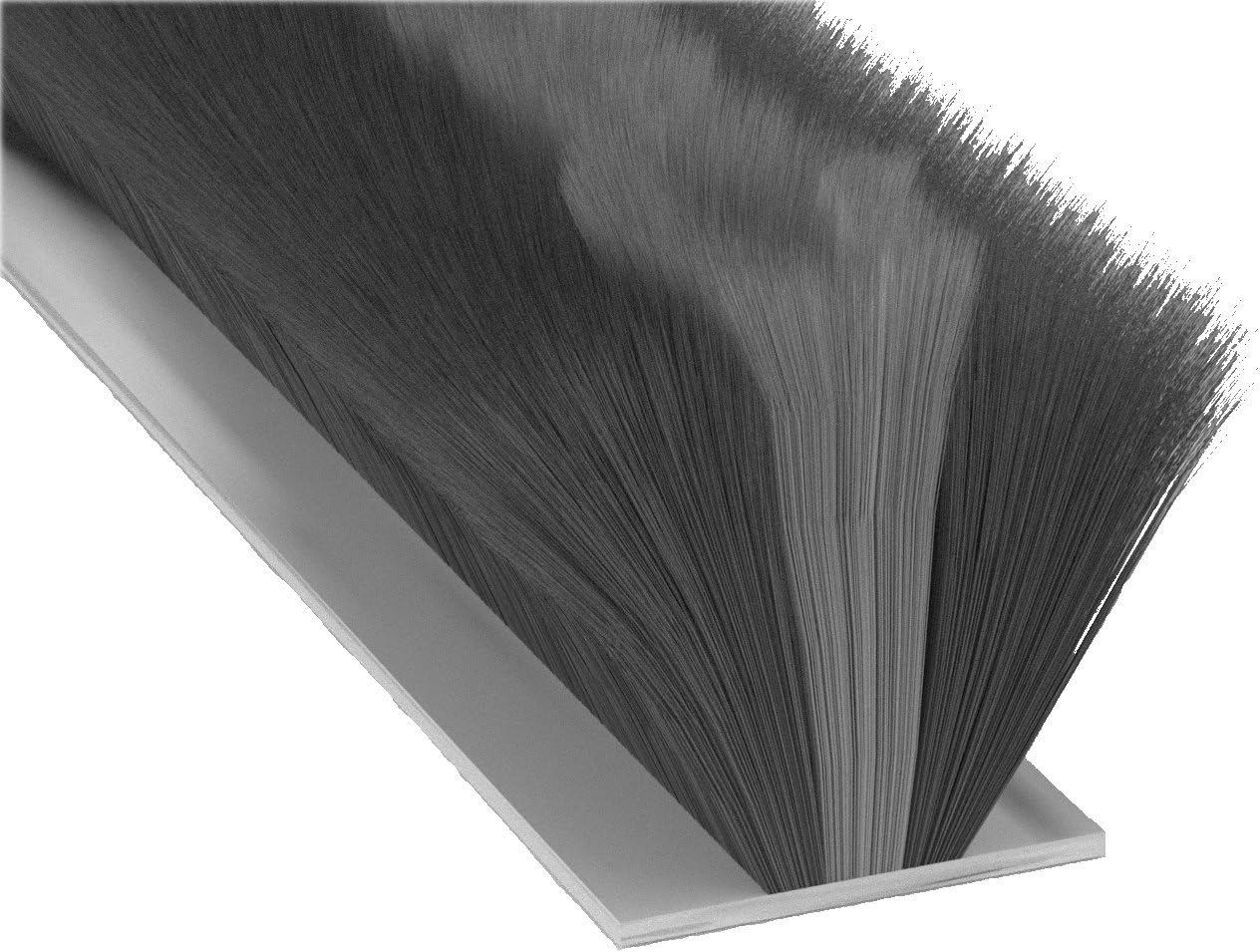 STORMGUARD Black 05SR750007MGR 7 m Garage Door Self-Adhesive Brush Pile Draught Seal, 7m