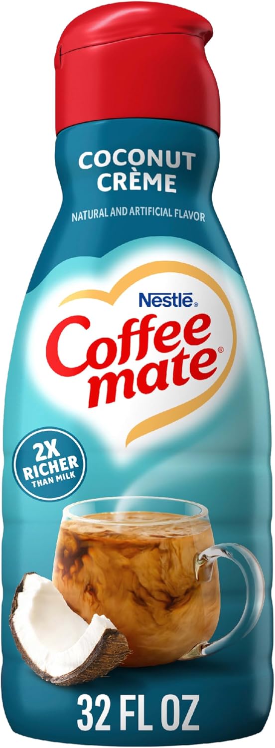 Nestle Coffee mate Coconut Creme Liquid Coffee Creamer 946ml