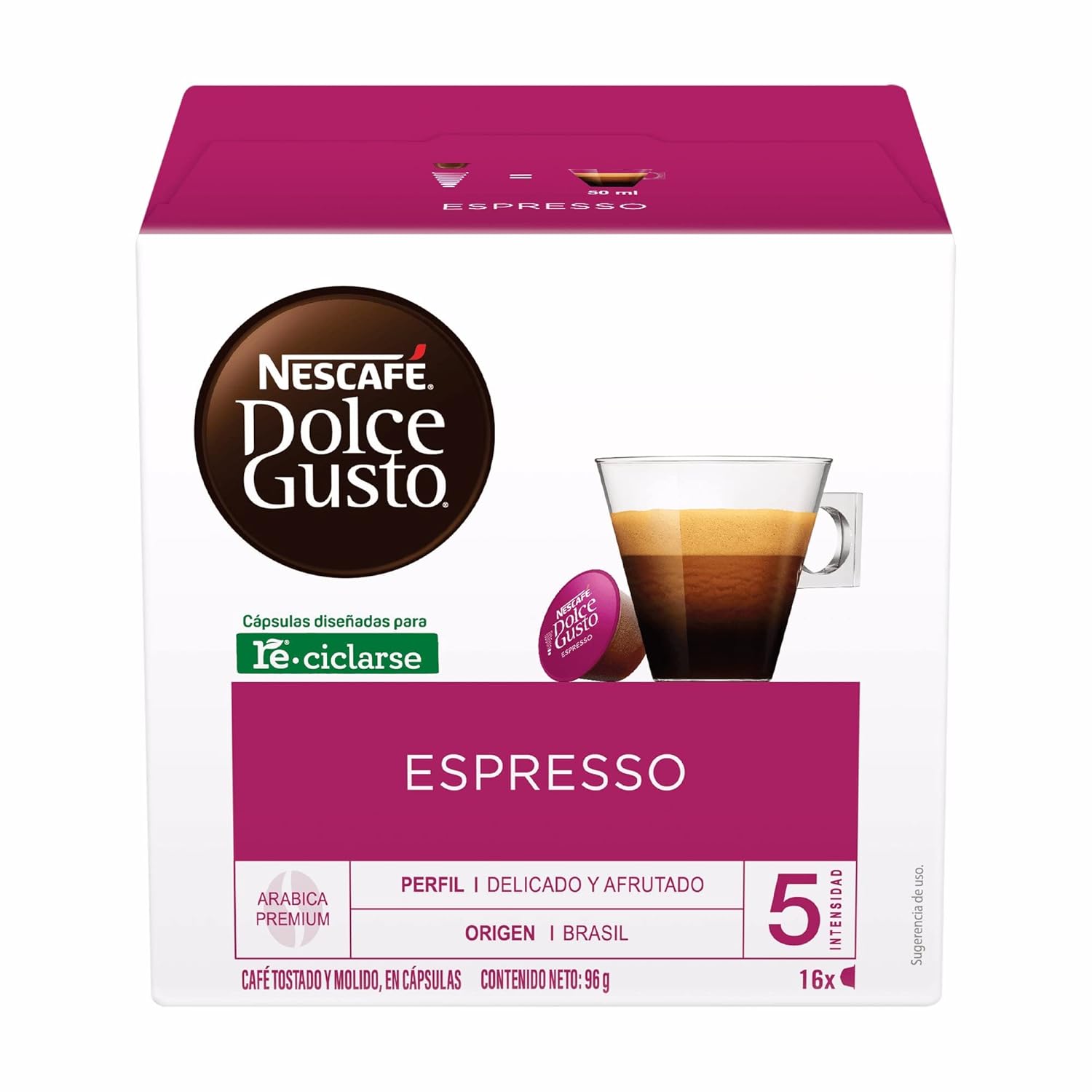 Nescafe Dolce Gusto for Nescafe Dolce Gusto Brewers, Espresso, 16 Count