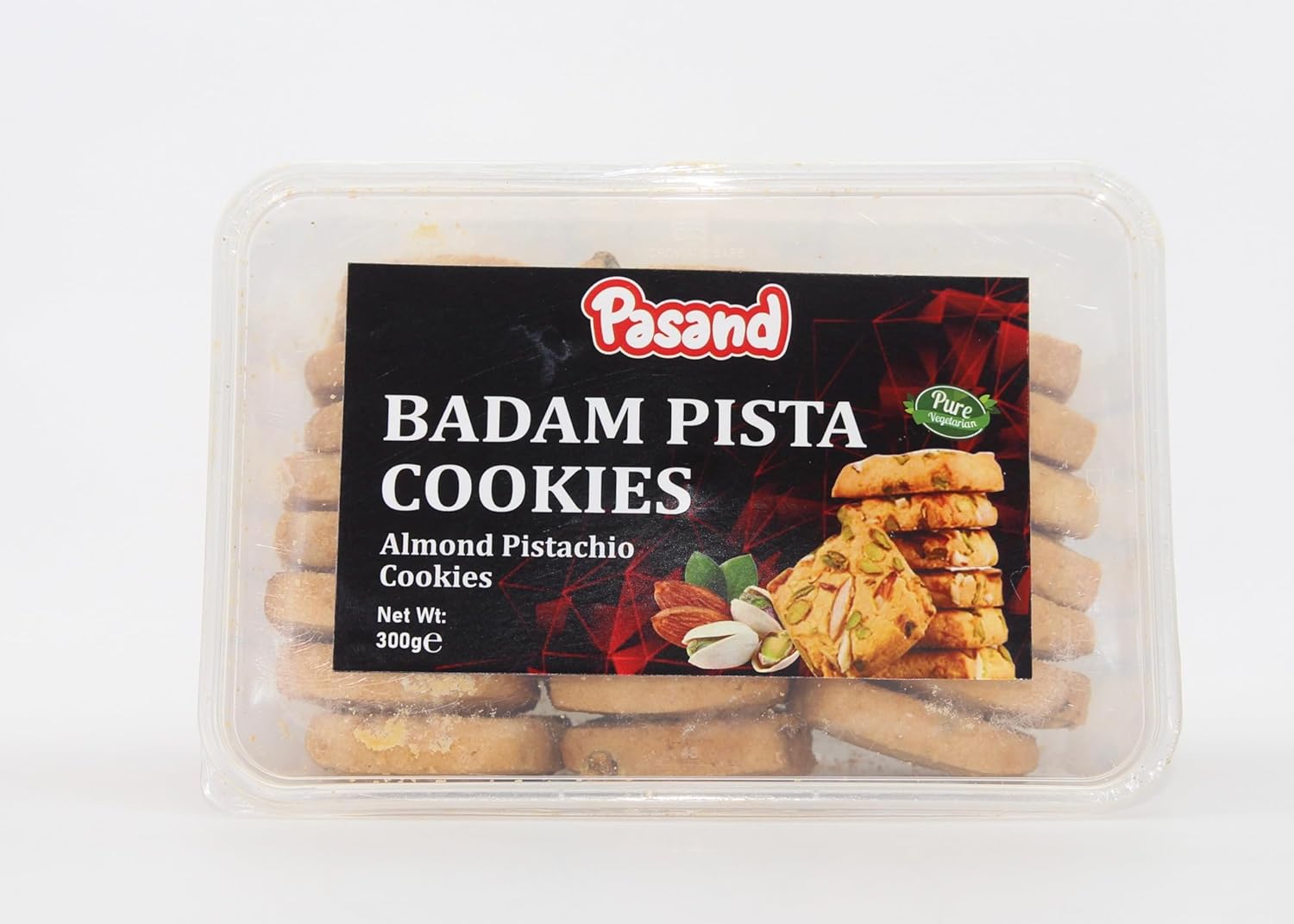 PASAND BADAM PISTA COOKIES 300G (Pack of 1)