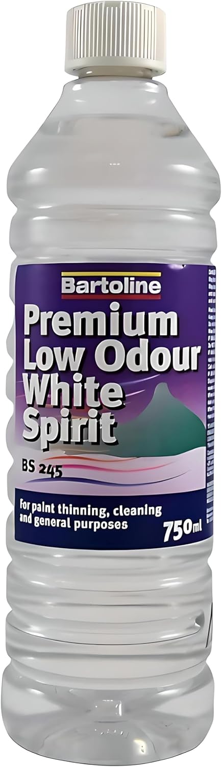 AMK® Premium Low Odour White Spirit 750ml Solvent for Paint Thinning and Cleaning Brushes