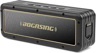 BOGASING G4 Bluetooth Speaker, Portable Wireless Speakers, 50W Stunning & Balanced Sound with Rich Bass, 24H Playtime, IPX7 Waterproof, Bluetooth 5.3, EQ, TWS, TF-Card, AUX, USB, for Outdoor Home