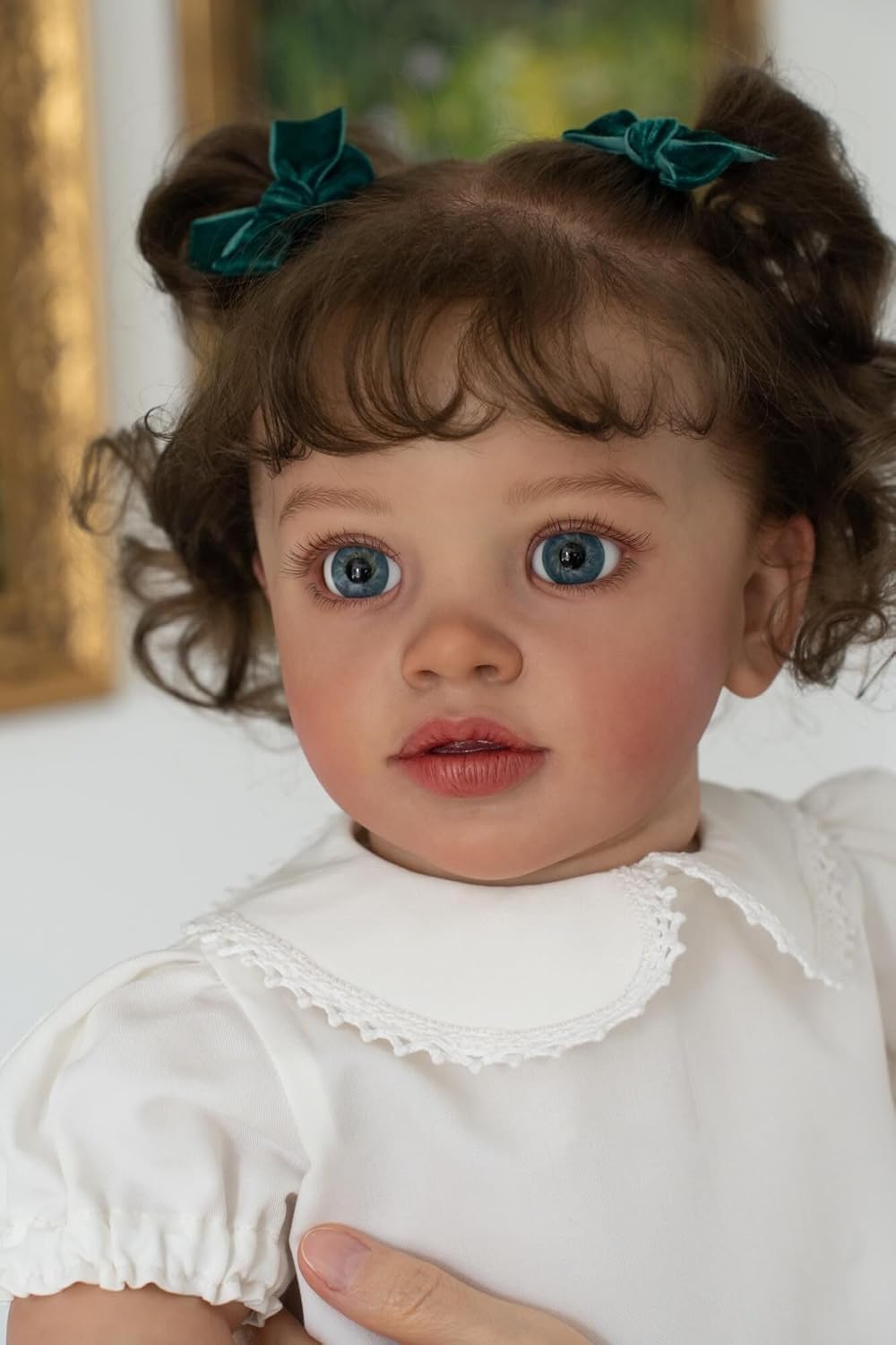 iCradle Reborn Baby Dolls 26inch 68CM Soft Silicone Vinyl Newborn Toddler Baby Doll Handrooted Hair Babies Toys for Kids Age 3+