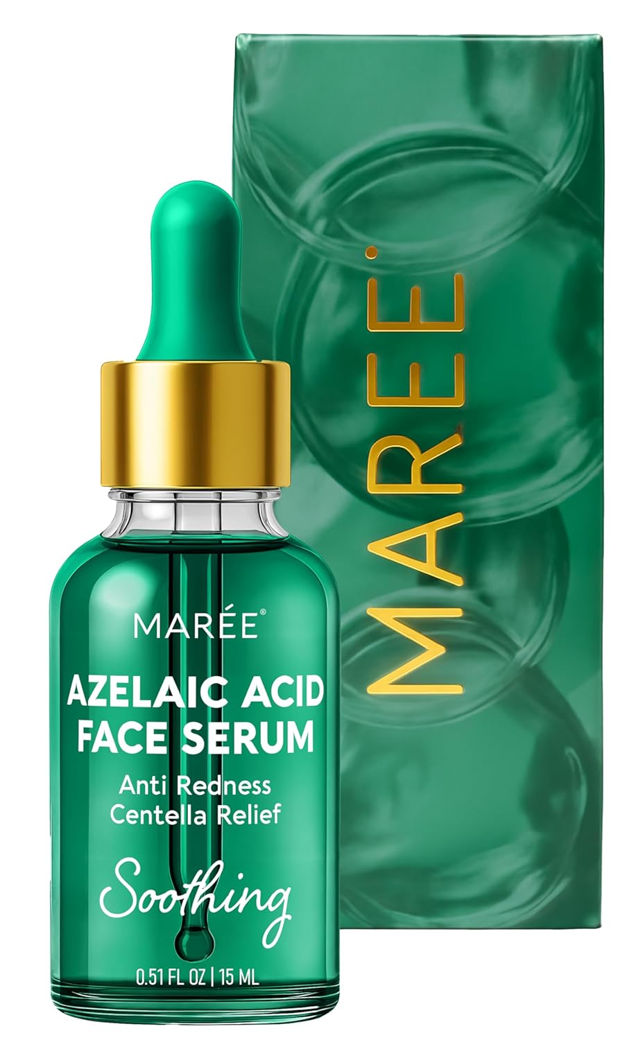 MAREE Face Serum 10% Azelaic Acid – Gentle Exfoliating Serum for Refined Skin Appearance