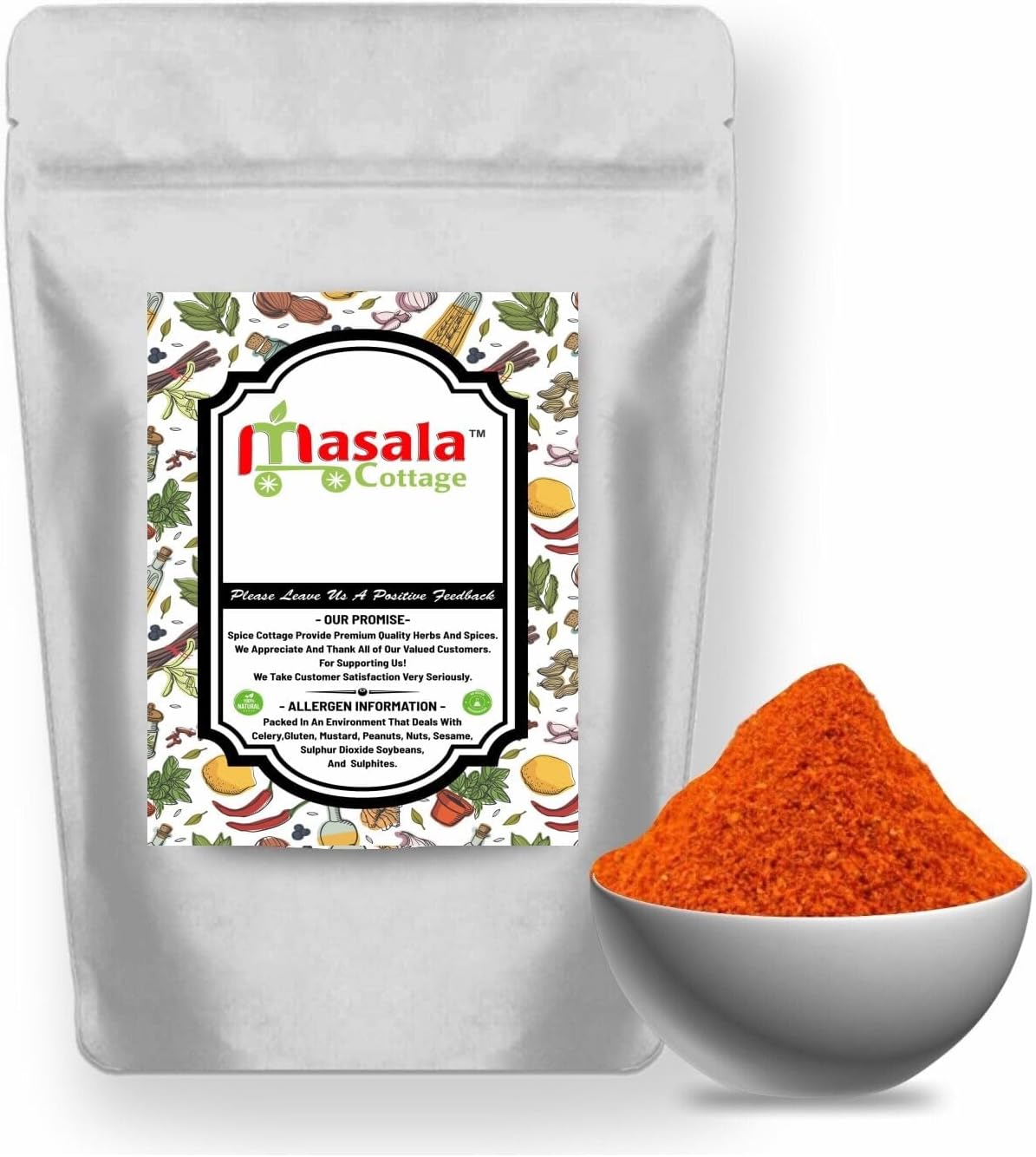 Cayenne Pepper Powder | Ground A Grade Premium Quality by Masala Cottage® 25g-1.9kg (50, Grams)