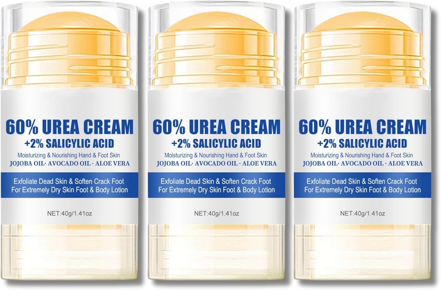 Urea Cream 60 Percent for Feet - Urea Foot Cream - Foot Cream for Cracked Heels and Dry Skin - Cracked Heel Repair Cream - Skin Care Hands & Feet - Foot Moisturiser (60% Urea Foot Creams)