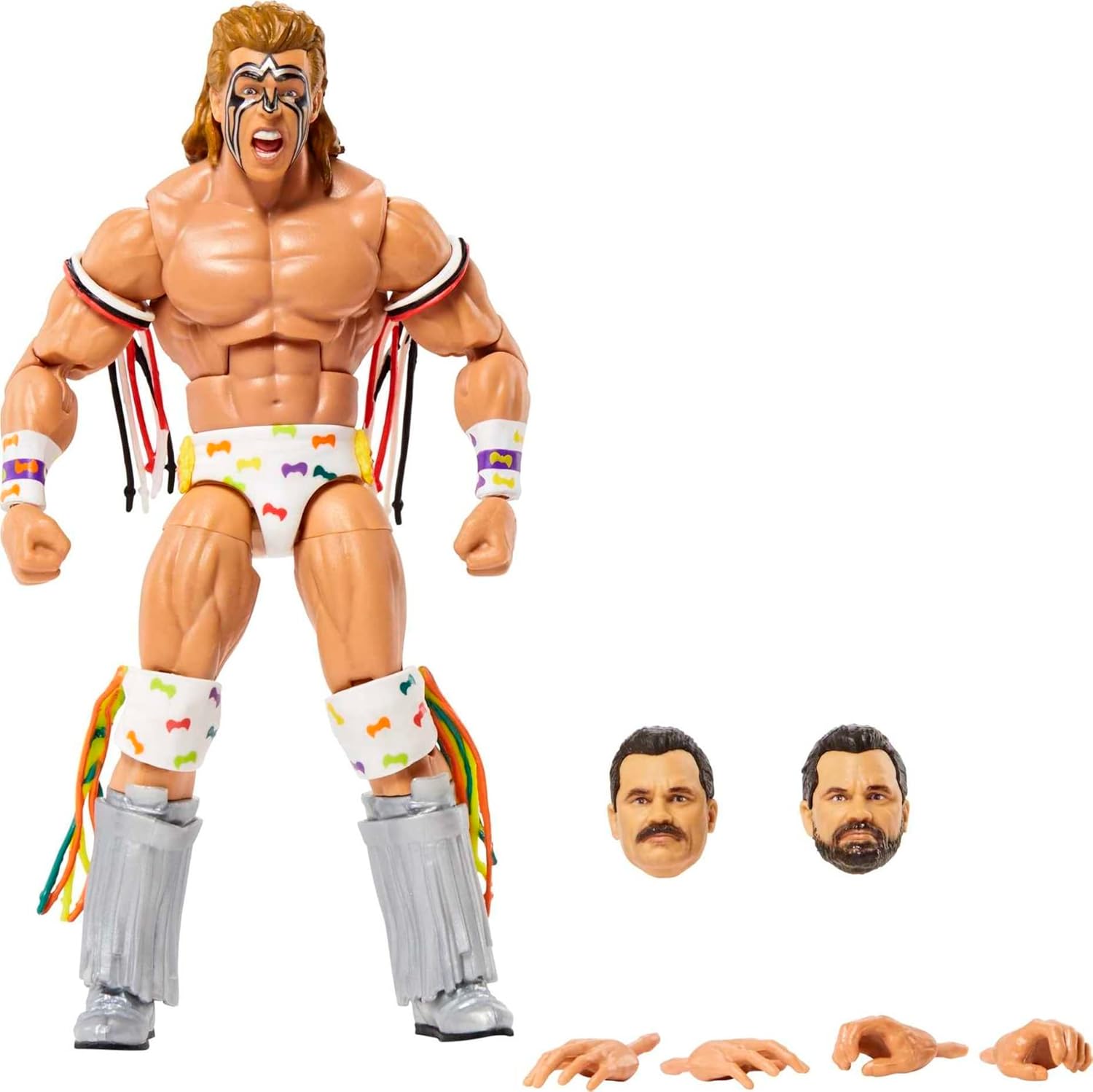WWE Ultimate Warrior Survivor Series Elite Collection Action Figure Rick Rude Build-A-Figure Parts, Collectible Gift for Ages 8 Years Old & Up, HHR75