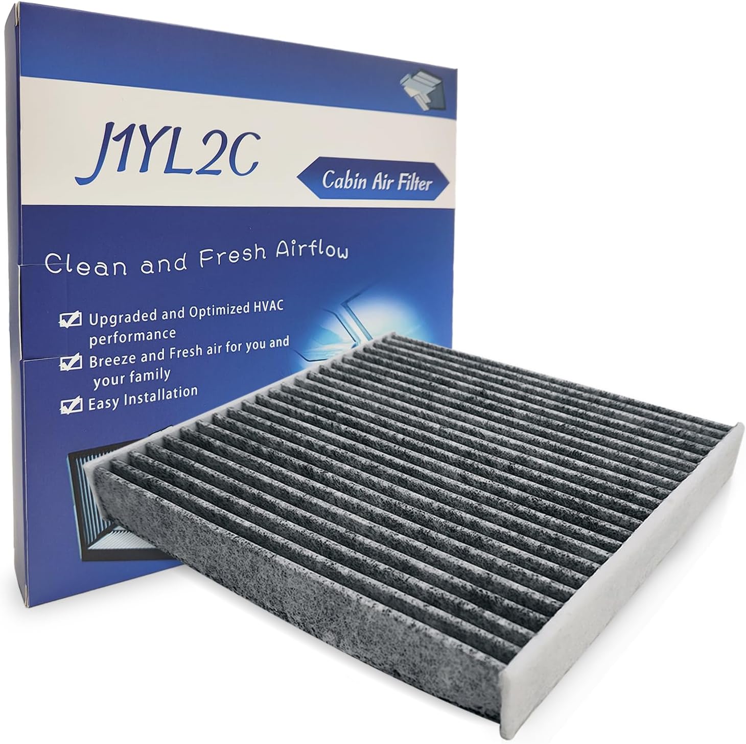 Cabin Air Filter for Sorento (2021-2023),Sonata (2020-2023),Santa Fe (2021-2023),Tucson (2022-2023),K5 (2021-2023),Elantra (2021-2023),Santa Cruz (2022-2023),Replacement for CF12820,042-2261