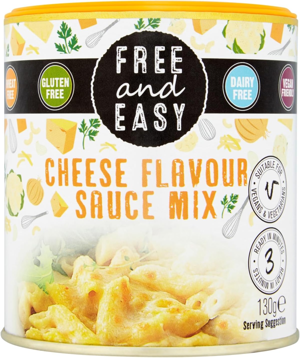 Free And Easy Dairy Free Cheese Sauce Mix, 130g
