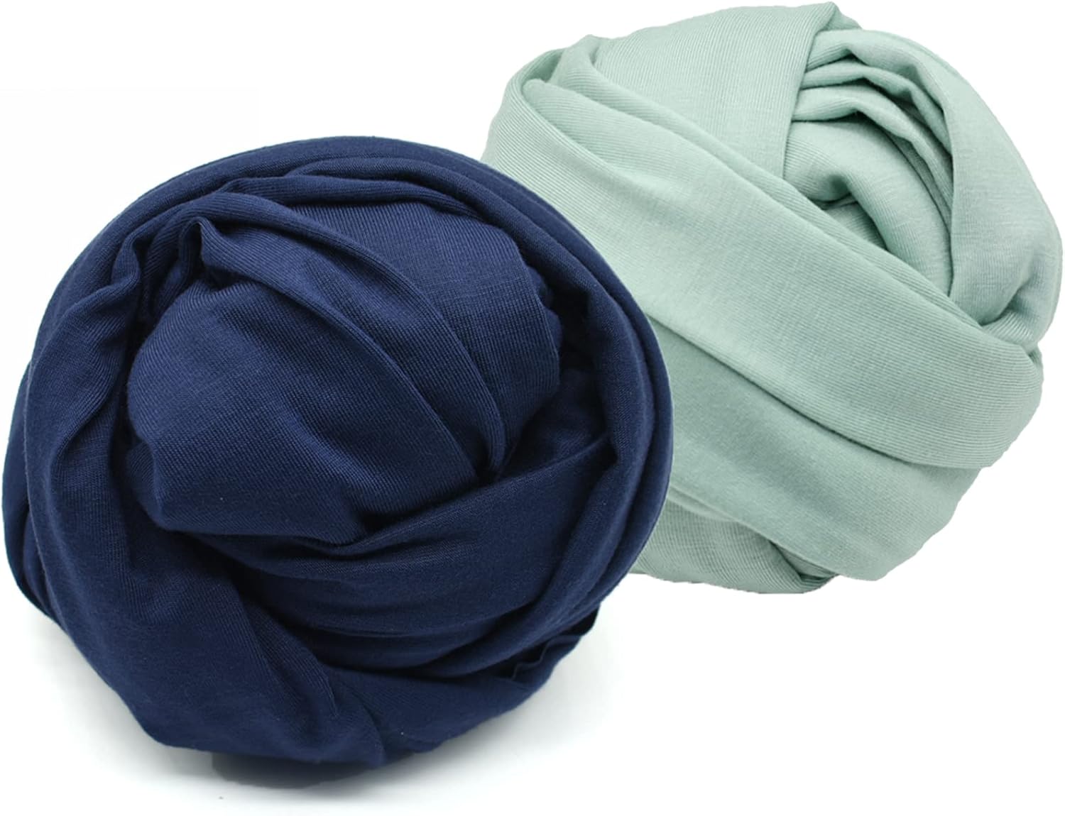 OWLOWLA Baby Photo Props Blanket Newborn Photography Shoot Soft Photography Wrap Blanket for Baby Boys Girls(Navy&Sage)