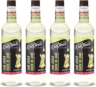 DaVinci Gourmet Classic Cane Sugar Syrup, 25.4 Fluid Ounce (Pack of 4)