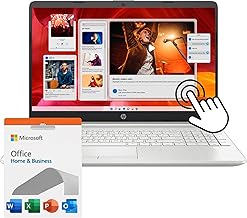 HP Newest Pavilion 15.6" Touchscreen Laptop with Microsoft Office Annual License, Intel 6-Core i3 Processor, 32GB RAM, 1.1TB Storage(1TB SSD and P-100 128GB External Drive), HDMI, Windows 11 Home
