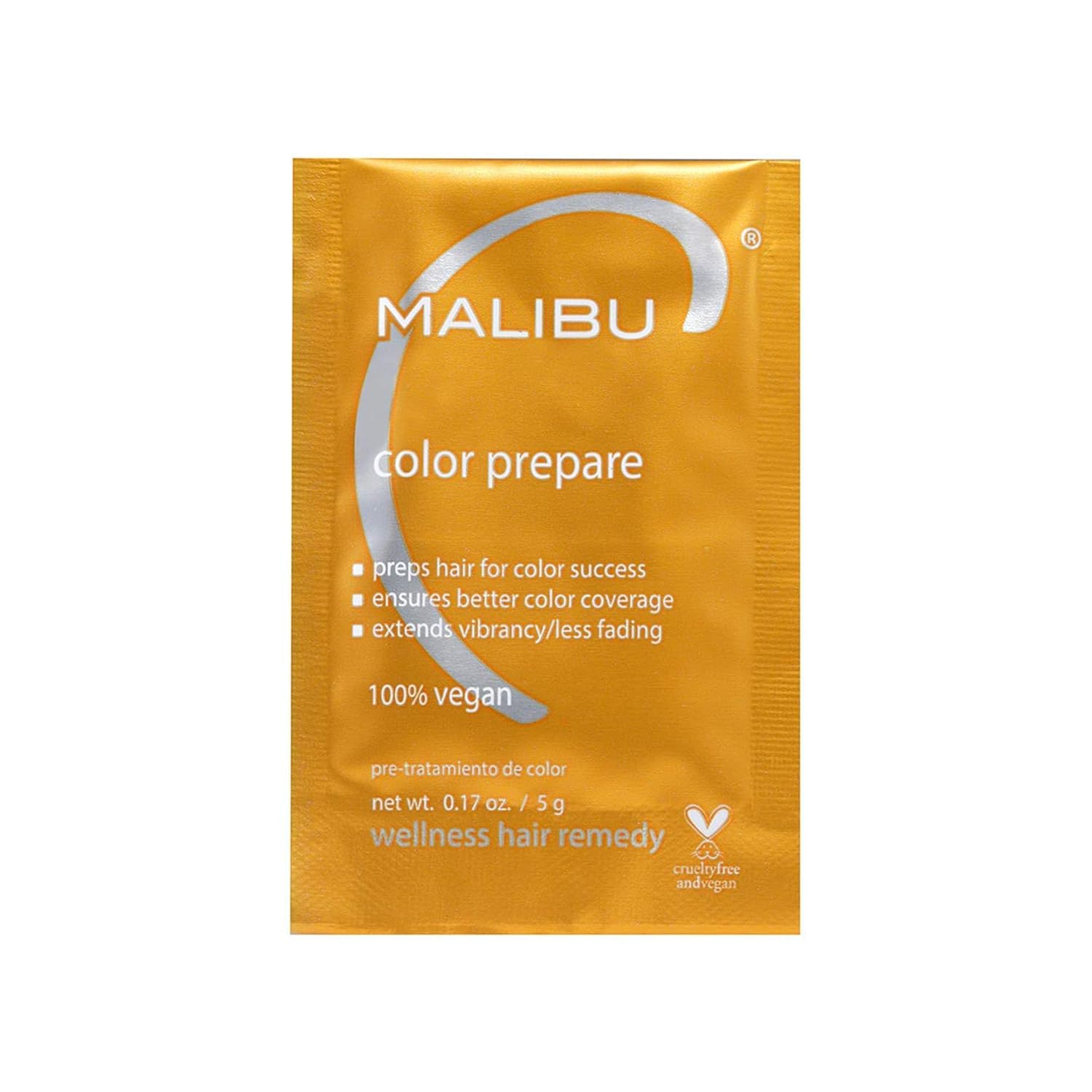 Malibu C Color Prepare Wellness Hair Remedy - Extends Hair Color Vibrancy & Counteracts Discoloration, Dullness & Brassiness - Made with a Blend of Antioxidants