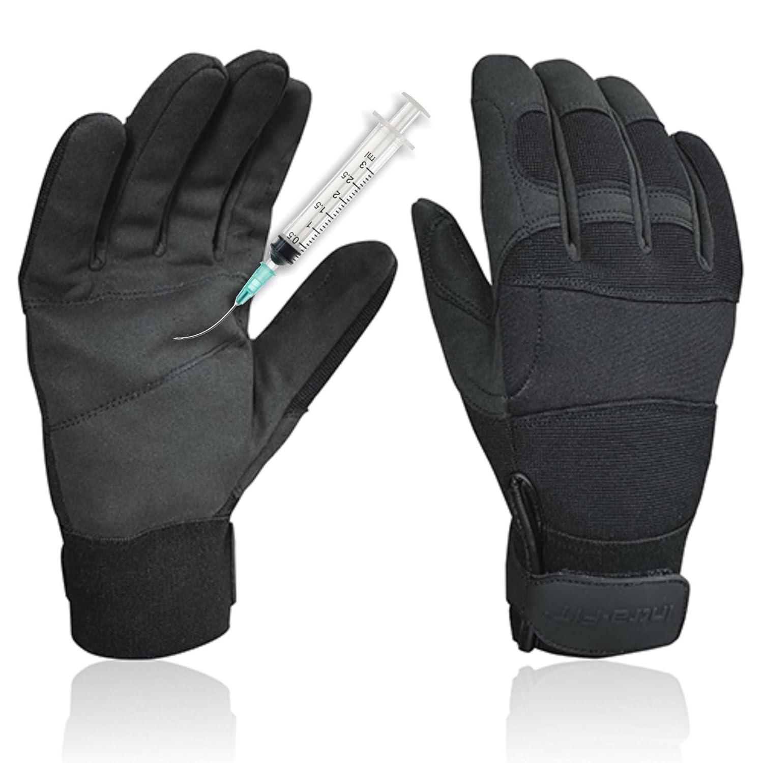 Intra-FIT Needle Puncture & Cut Resistant Gloves, Flexible and Breathable Work Gloves for Men Size XL