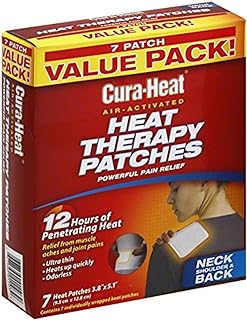 Cura-Heat Heat Therapy Patches, Air Activated, Neck Shoulder & Back, Value Pack 7 Heat Patches