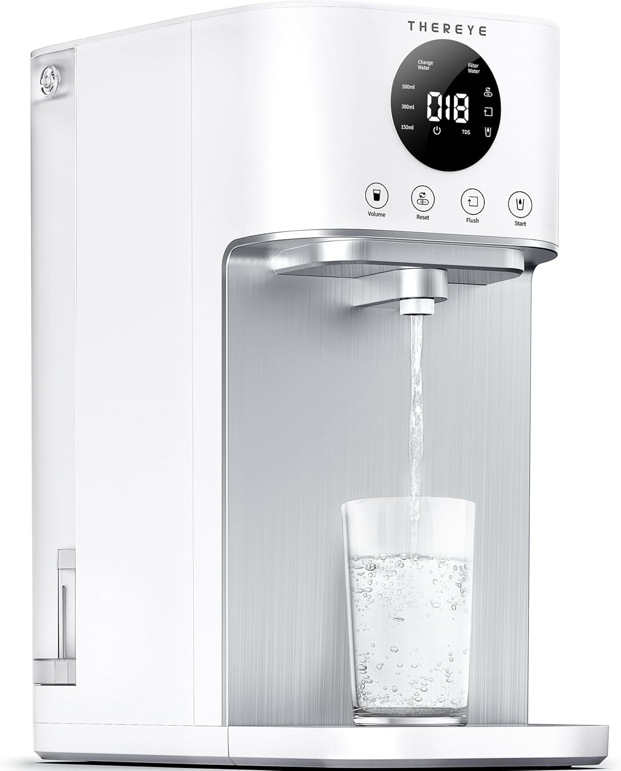 Thereye Reverse Osmosis System Countertop Water Filter, 7 Stage Purification, Upgraded RO Filtration, Fast Water Delivery, 3:1 Pure to Drain, BPA Free Water Purifier for Home Office, No Installation