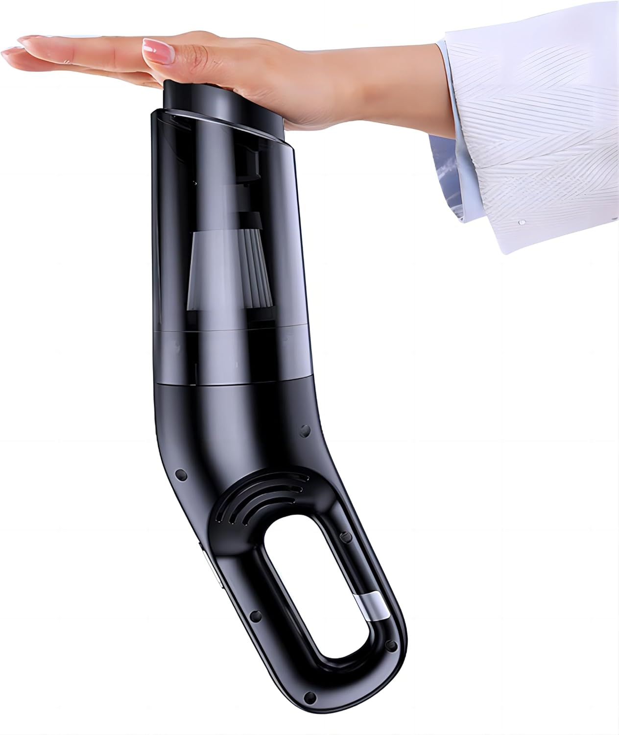 MeteMake Powerful Handheld Vacuum Cleaner,10000Pa Strong Suction Portable Hand Held Vacum Cordless Lightweight for Car and Home Carpet Stairs Pet Hair Deep Cleaning Kitchen, Office