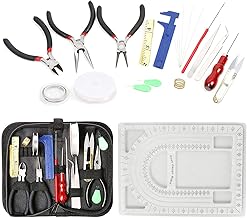 LAMPTOP Bead Tray for Jewelry Making and Jewelry Making Supplies Kit Own Bead Tools for Jewelry Making Include Beading Board, Bead Tool Kit, Jewelry Making Tools for Jewelry Repair (23Pieces)