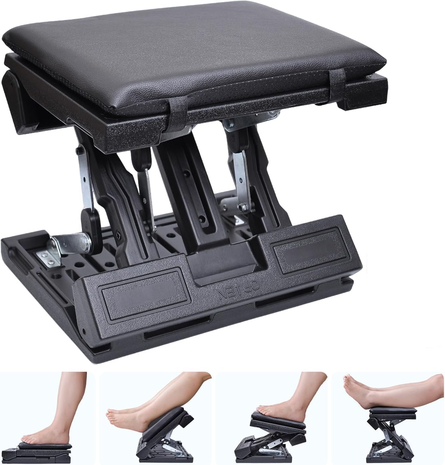 Foot Rest Under Desk,Stepless Height Adjustment, for Office Home Gaming