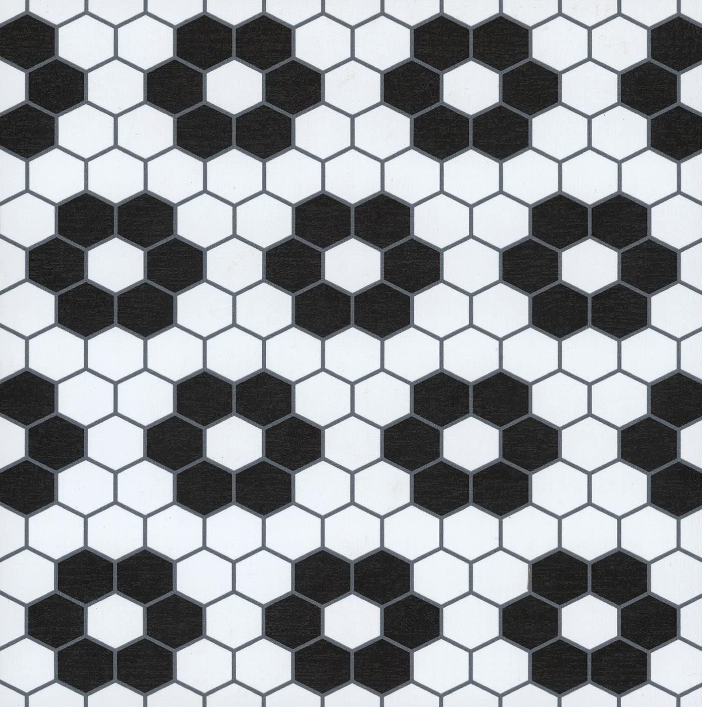 FloorPops FP3931 Biscotto Floor Tiles, Black, 12" L x 12" W x 0.6" T