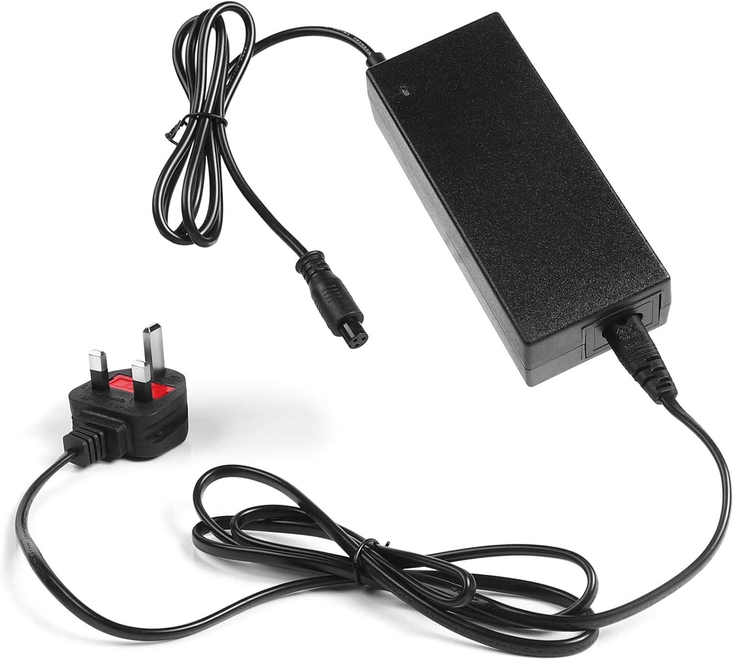 SUNDELY Hoverboard Electric Scooter Battery Charger 42V 2A AC Adapter for Hover-1 Segway Nilox DOC Swagtron Swagway 2 Wheel Self Balancing Scooter (8mm 3-pin)