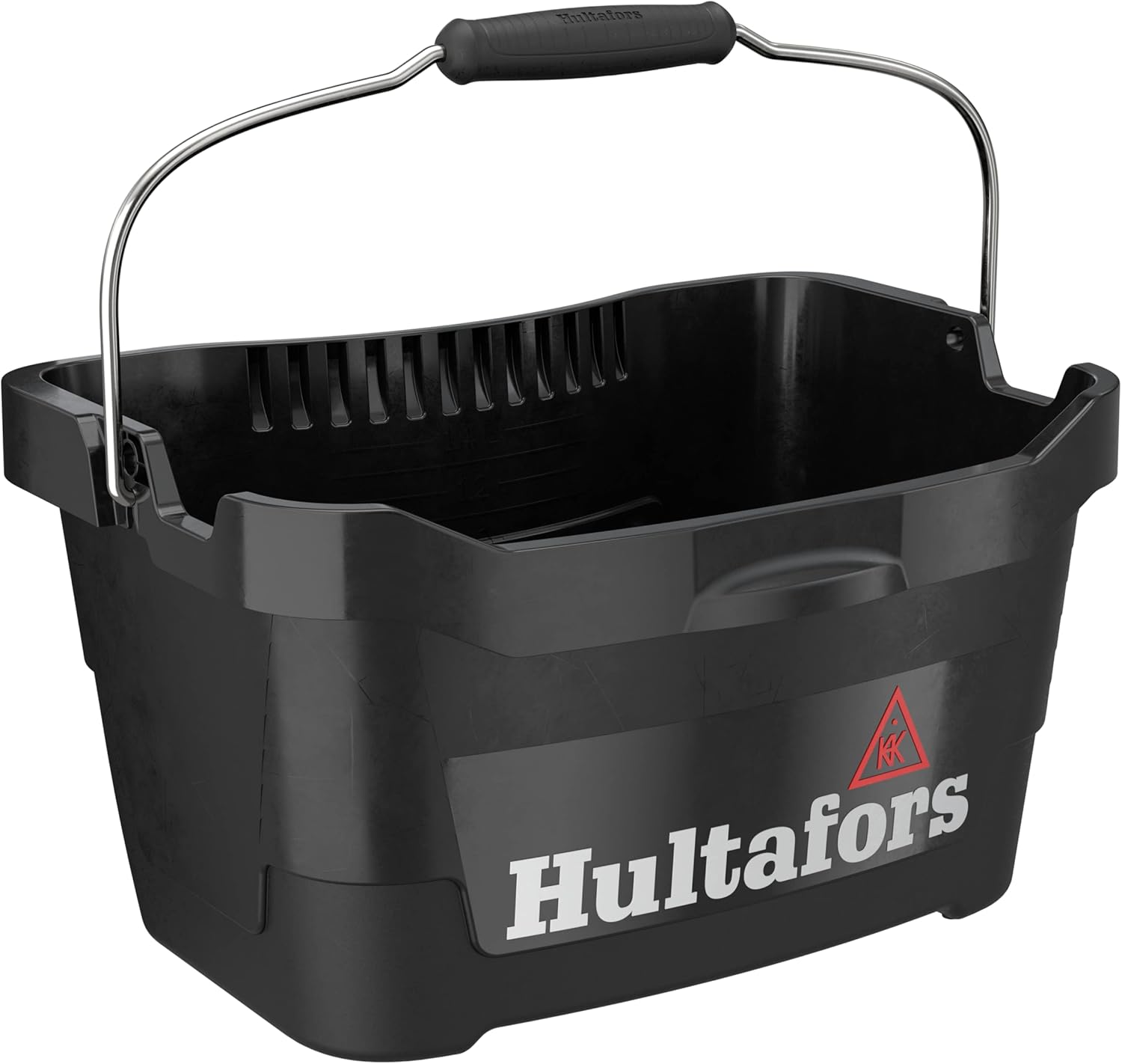 Tool bucket 15 litres I Hultafors I Holds up to 100 kg | Ergonomically shaped ultra-strong construction bucket I Made in Sweden I 590101