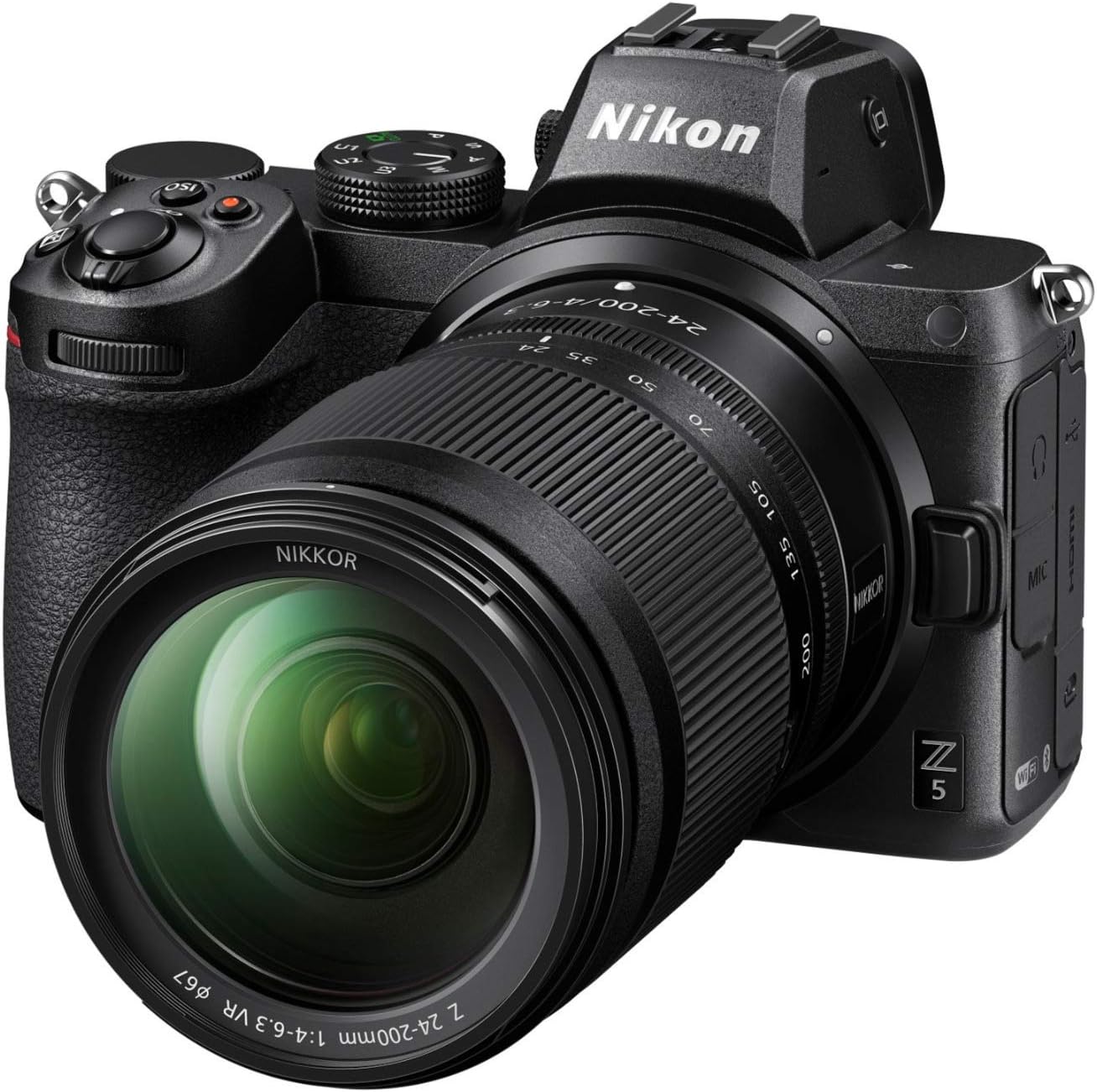 Nikon Z 5 with Telephoto Zoom Lens | Our most compact full-frame mirrorless stills/video camera with 24-200mm all-in-one zoom lens | Nikon USA Model
