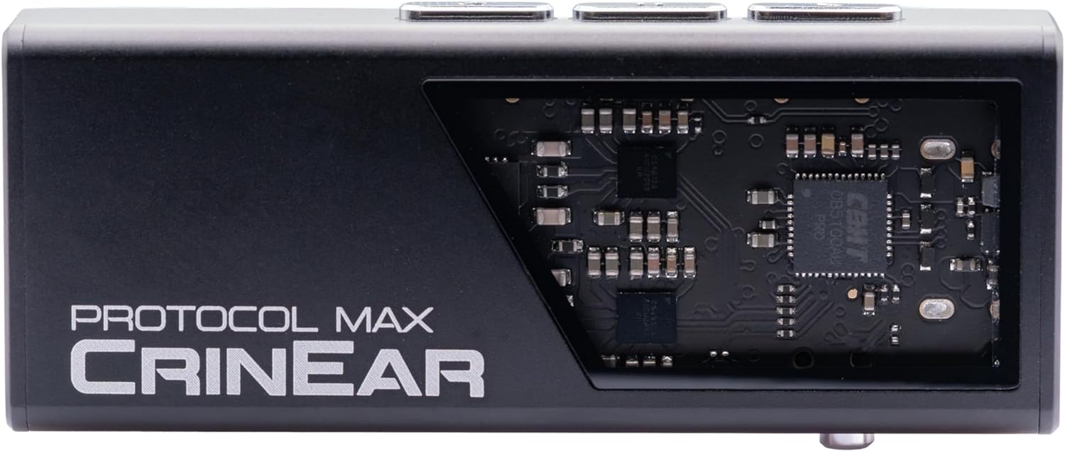 Protocol Max | Portable DAC-Amplifier with 10-Band PEQ, Dual Cirrus Logic CS43198 + Dual SG Micro SGM8262-2 | 600mW High Power Amplification