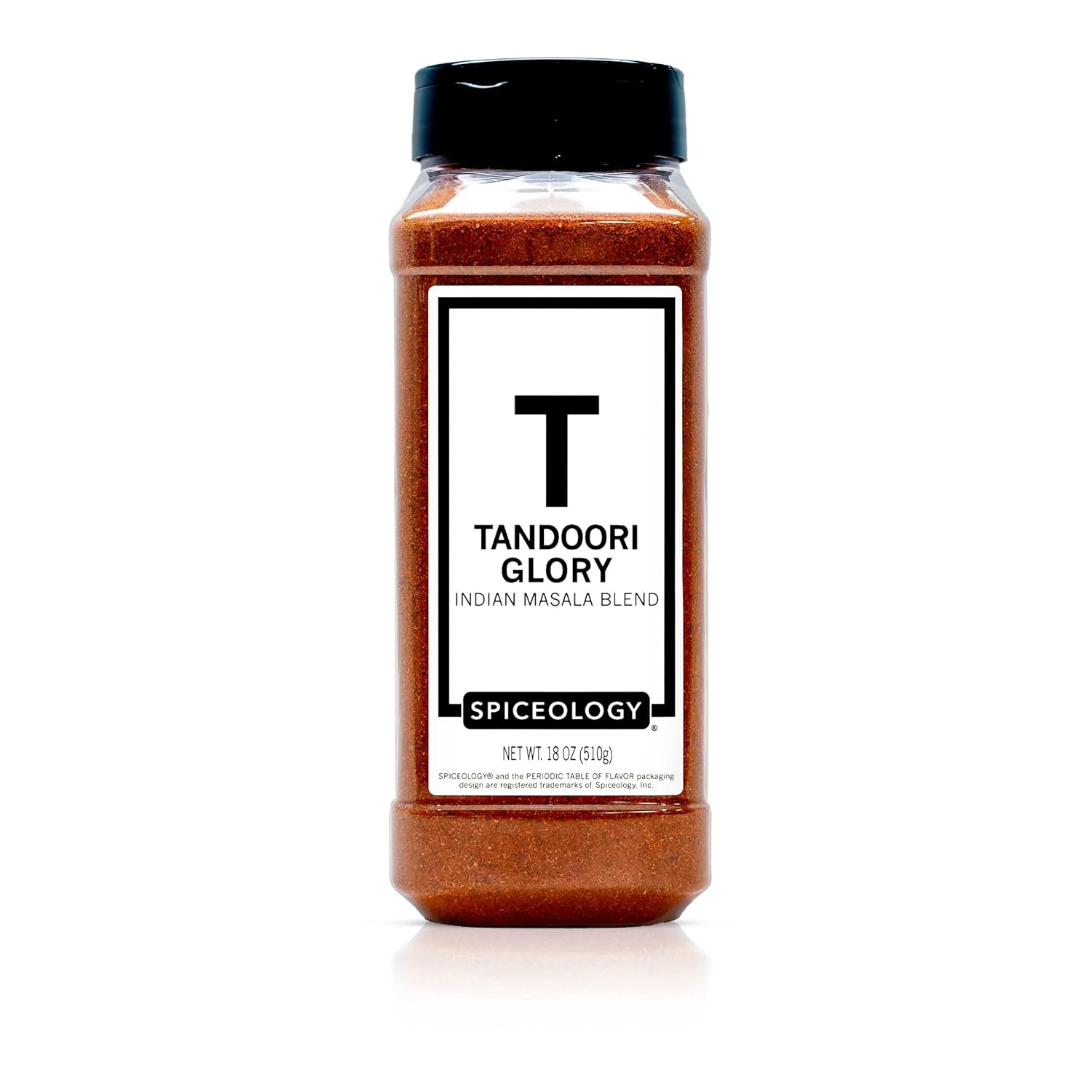 Spiceology - Tandoori Glory - Indian Masala Blend - Curry Spices and Seasonings - Use On: Chicken, Vegetables, Lamb, Marinades, Pork, Seafood, Nuts, Beef, Tofu - 18 oz