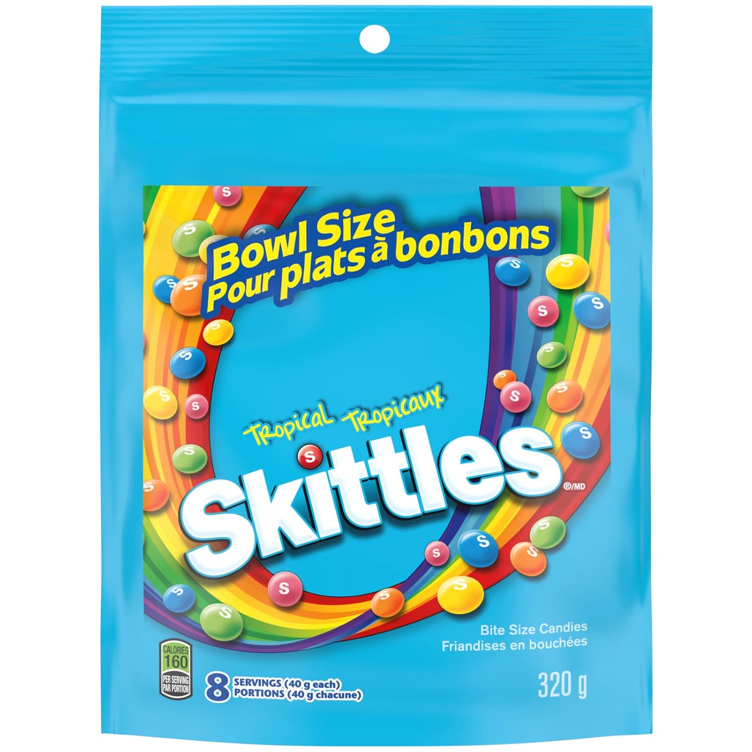 Skittles Tropical, Mega Pack, 320gm/11.28oz