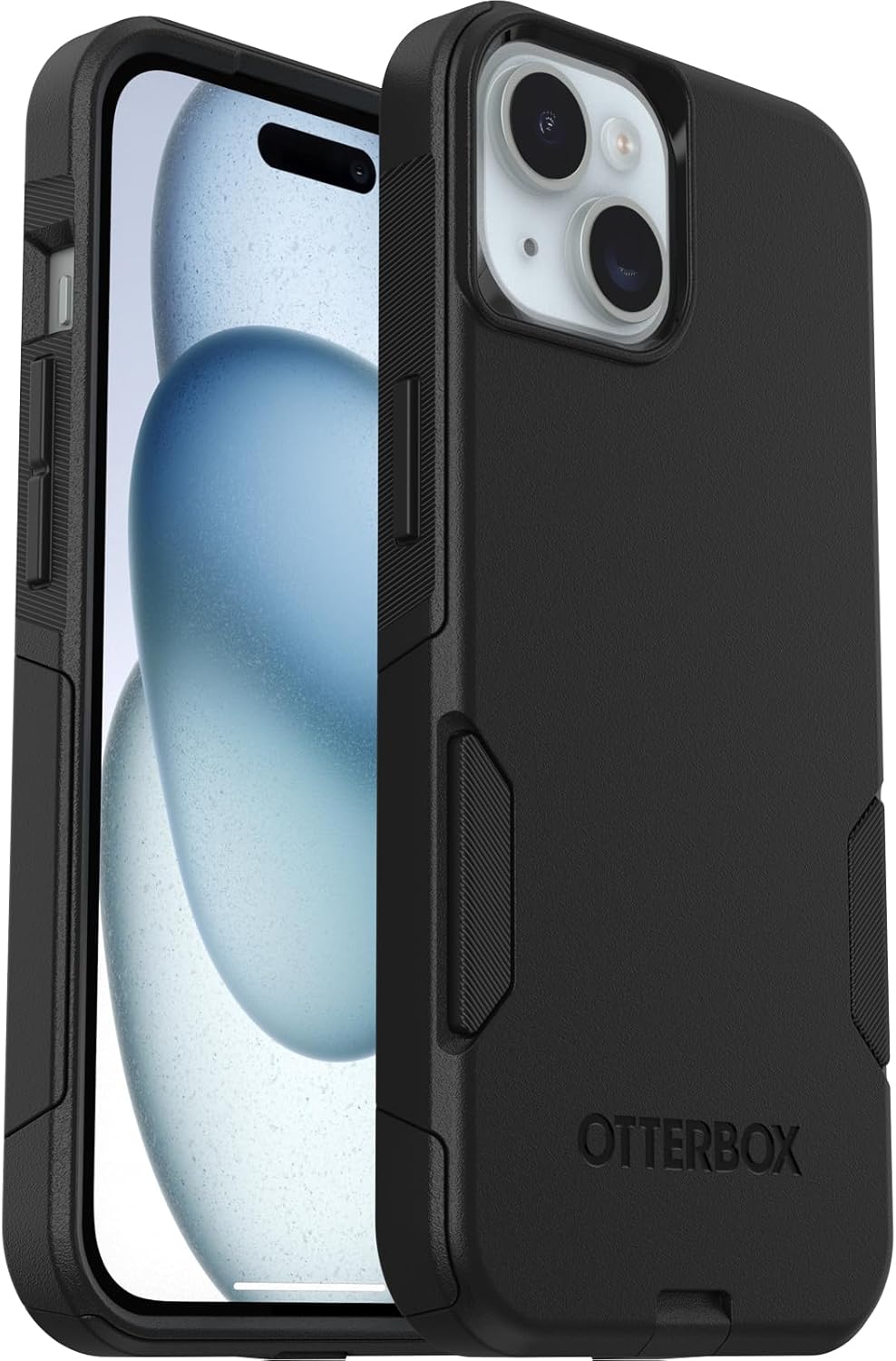 OtterBox Commuter Case for iPhone 16e, 15, 14, 13, Shockproof, Drop proof, Rugged, Protective Case, 3x Tested to Military Standard, Black, No Retail Packaging